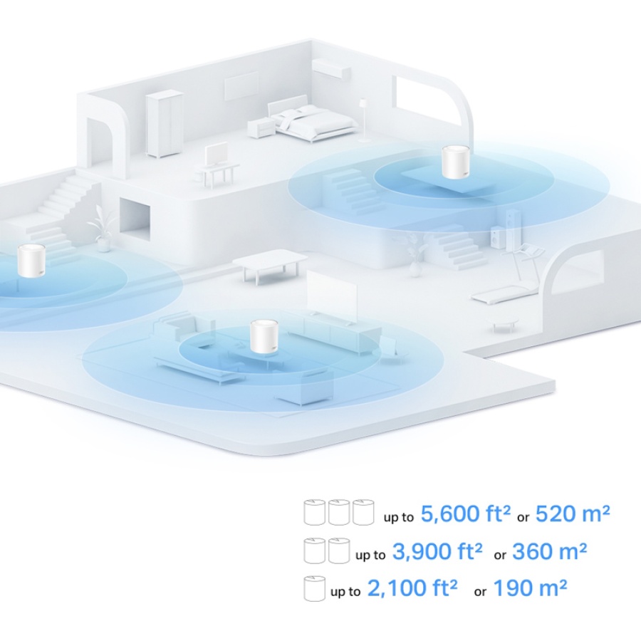 TP-LINK Home Mesh Wi-Fi System Deco X10, 1500Mbps AX1500, Ver. 1.0, 2τμχ - Image 5