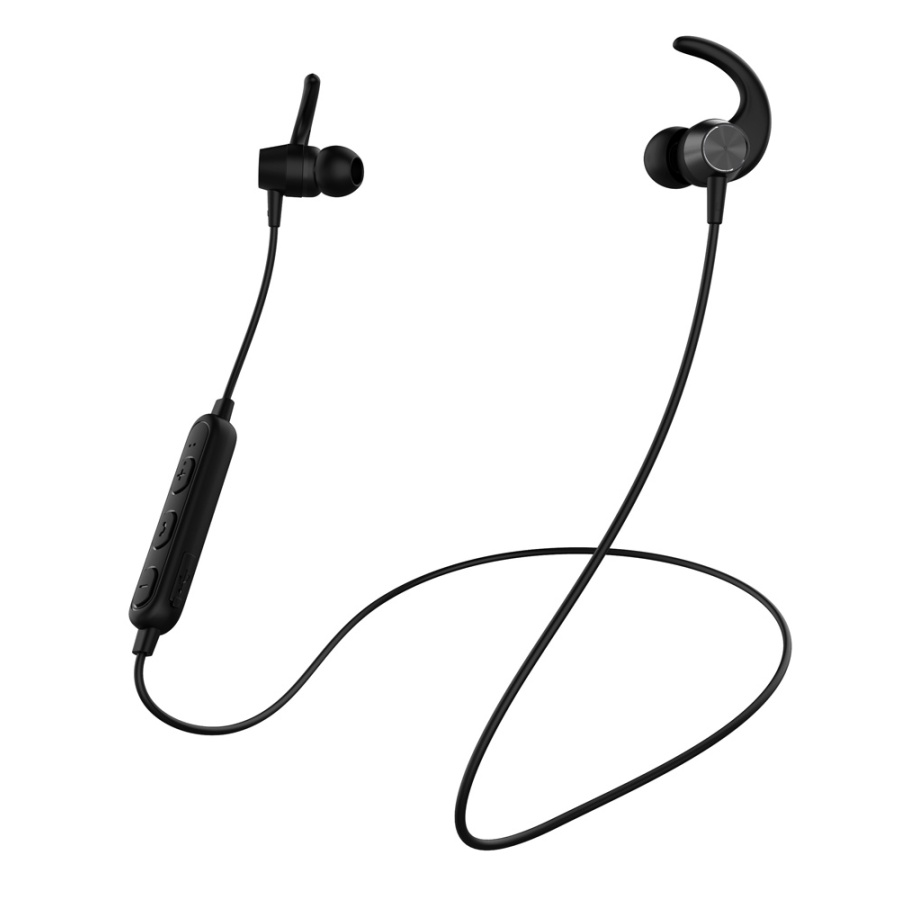 YISON earphones E14 με μαγνήτη, Bluetooth, 10mm, 65mAh, μαύρα - Image 2