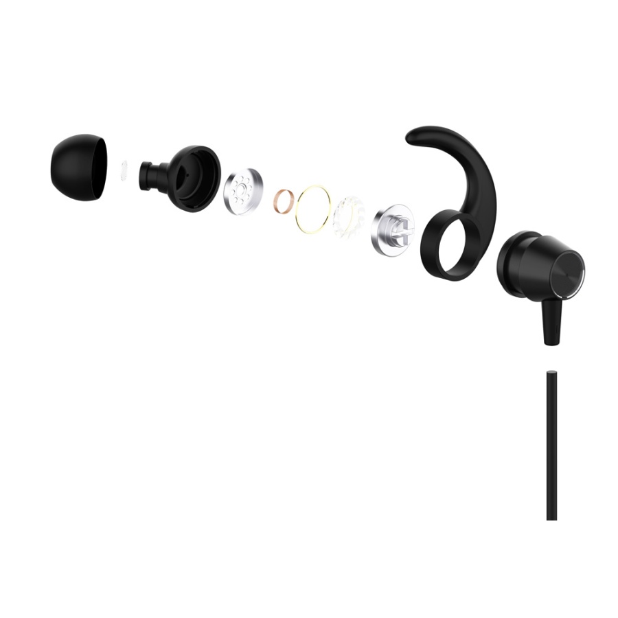 YISON earphones E14 με μαγνήτη, Bluetooth, 10mm, 65mAh, μαύρα - Image 4