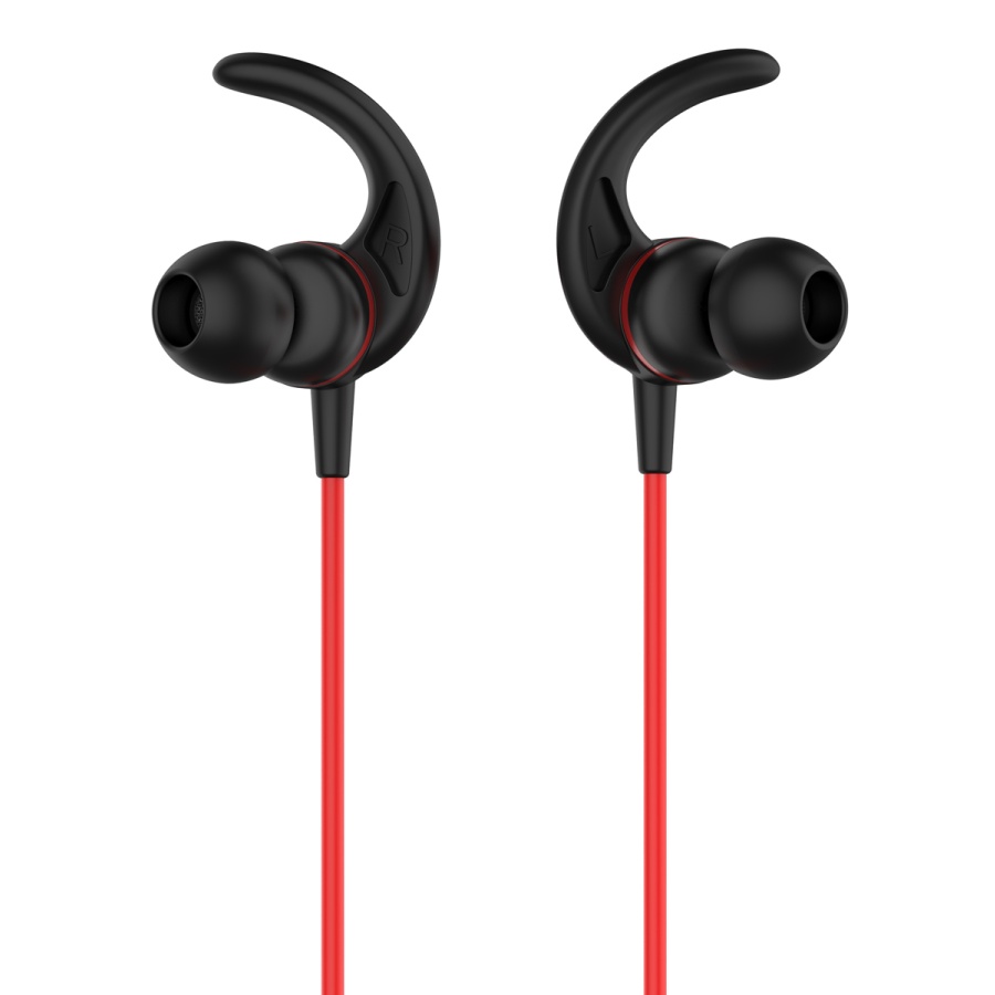 YISON earphones E14 με μαγνήτη, Bluetooth, 10mm, 65mAh, κόκκινα - Image 2