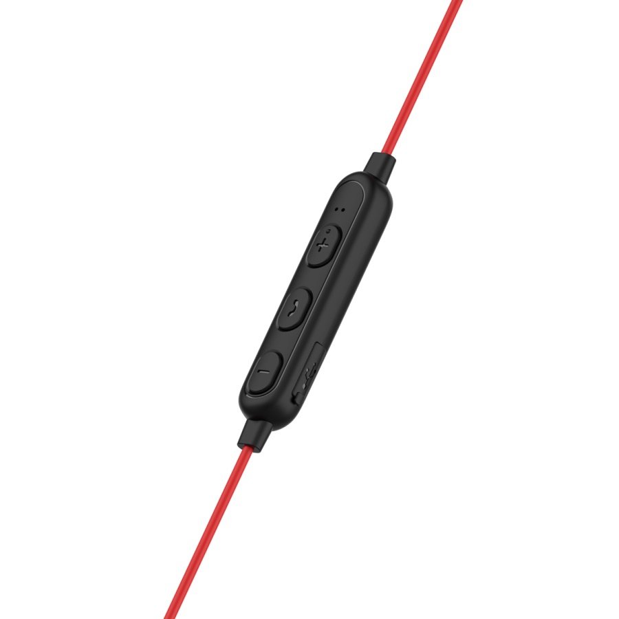 YISON earphones E14 με μαγνήτη, Bluetooth, 10mm, 65mAh, κόκκινα - Image 3