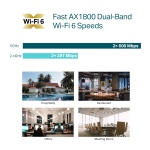 TP-LINK access point EAP620 HD, AX1800, WiFi 6, ceiling mount, Ver. 3.2 - Image 6