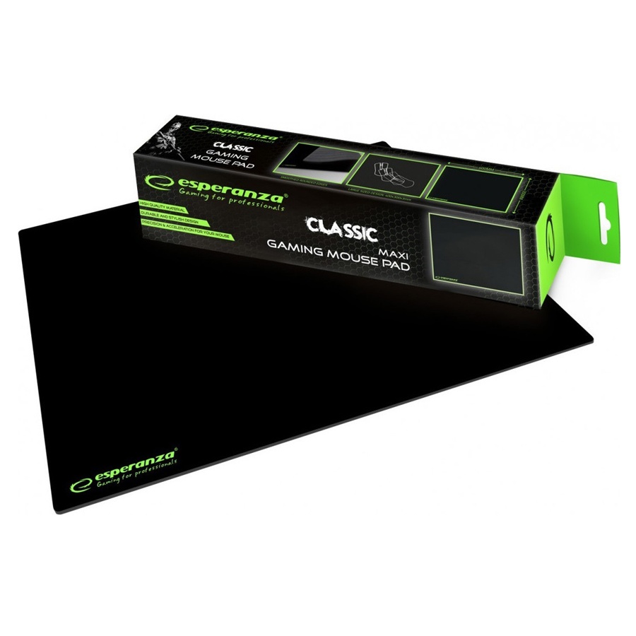 ESPERANZA gaming mouse pad Classic EGP103K, 400x300x3mm, μαύρο - Image 2