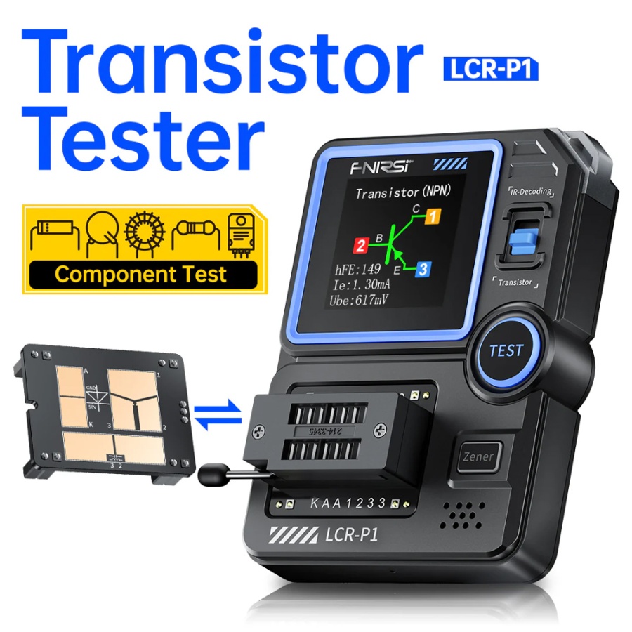 FNIRSI transistor tester LCR-P1, επαναφορτιζόμενο - Image 2