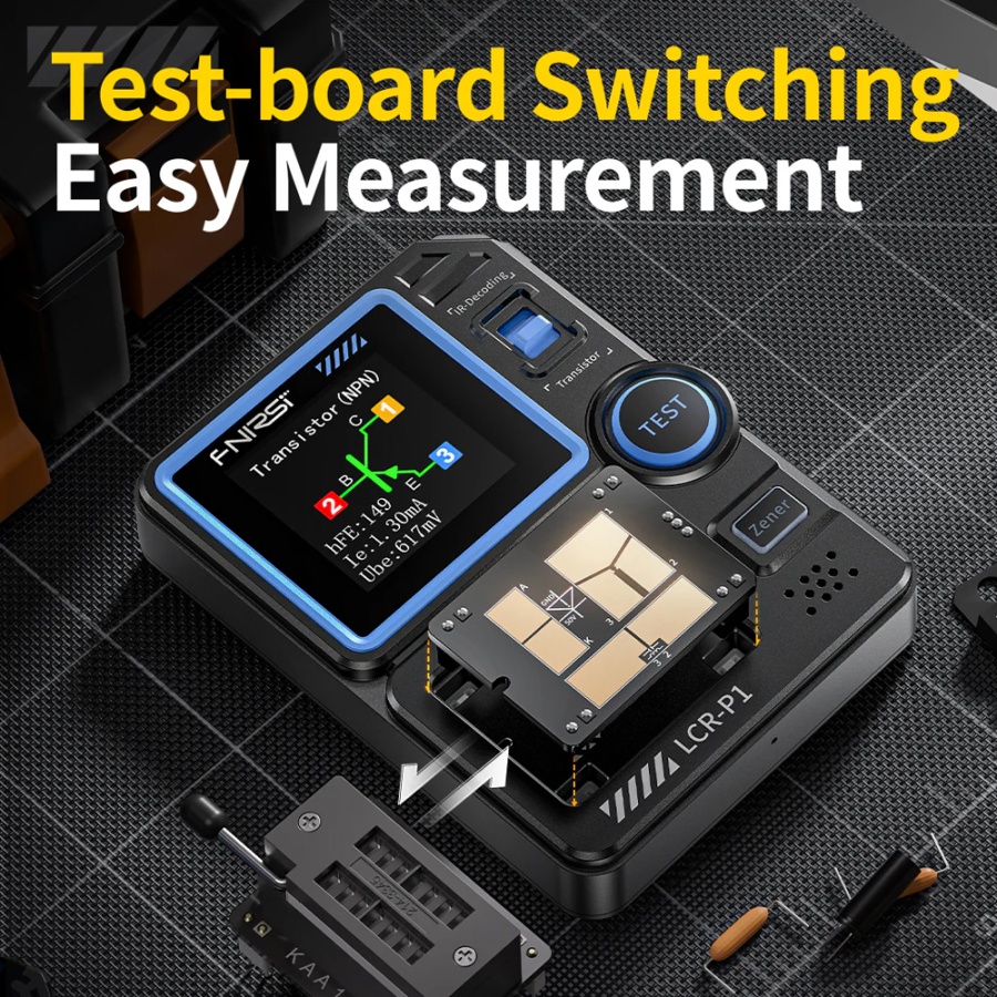 FNIRSI transistor tester LCR-P1, επαναφορτιζόμενο - Image 5