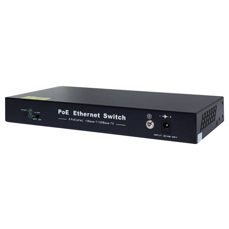 FOLKSAFE PoE Ethernet Switch FS-S1008EP-E, 8 Ports 10/100Mbps - Image 2