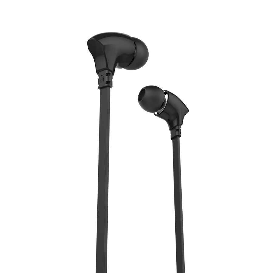 CELEBRAT earphones με μικρόφωνο G3, 3.5mm σύνδεση, Φ10mm, 1.2m, μαύρα - Image 2