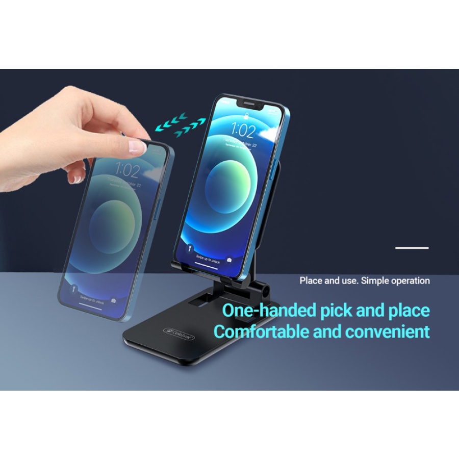 CELEBRAT βάση smartphone/tablet HC-18, foldable, μαύρη - Image 2