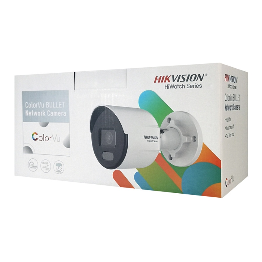 HIKVISION HIWATCH IP κάμερα ColorVu HWI-B149H, 2.8mm, 4MP, IP67, PoE - Image 3