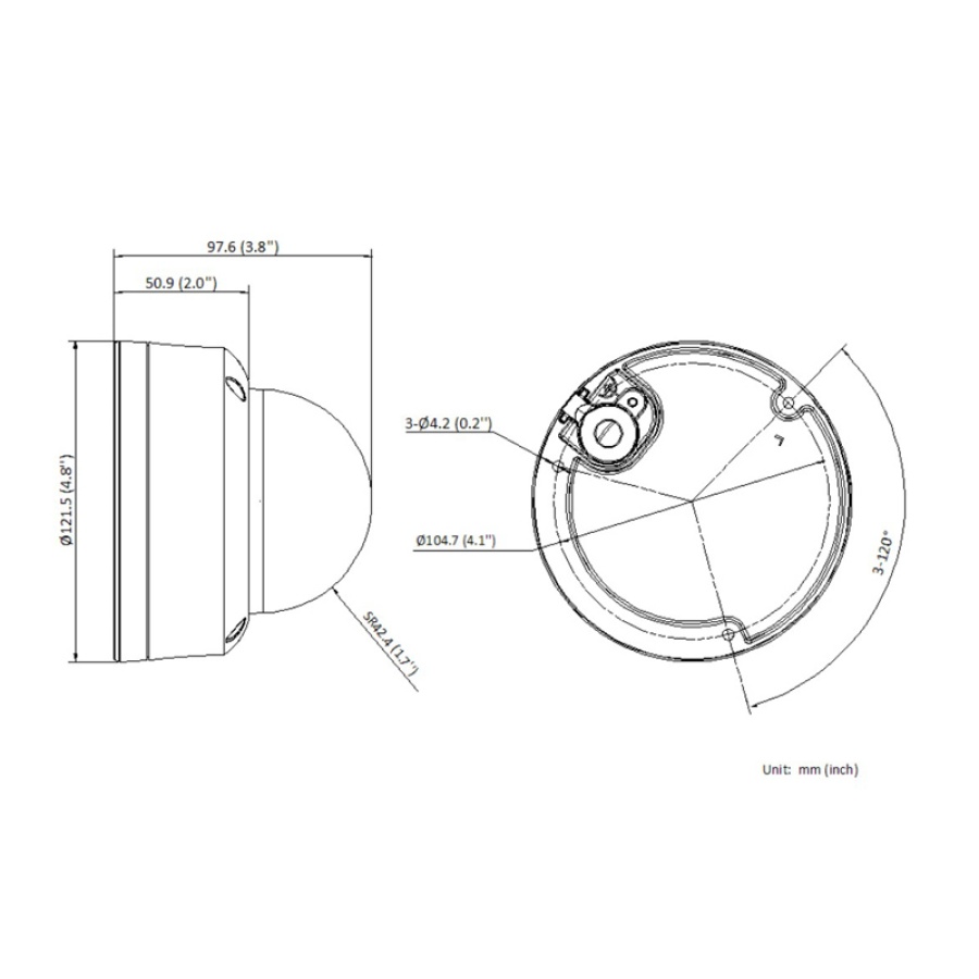 HIKVISION HIWATCH IP κάμερα ColorVu HWI-D149H, 2.8mm, 4MP, IP67, PoE - Image 2