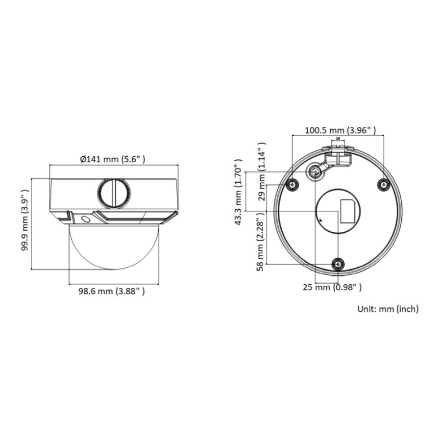 HIKVISION HIWATCH IP κάμερα HWI-D640H-Z, POE, 2.8-12mm, 4MP, IP67 & IK10 - Image 2