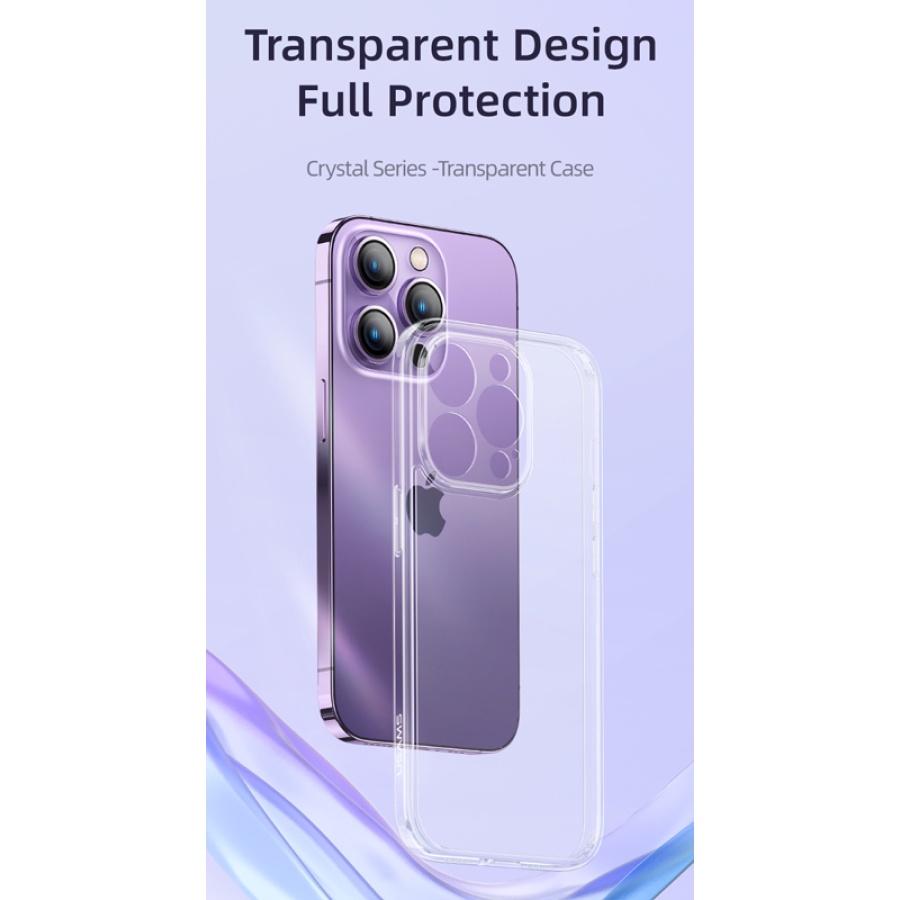 USAMS θήκη Crystal για iPhone 14 Plus, διάφανη - Image 2