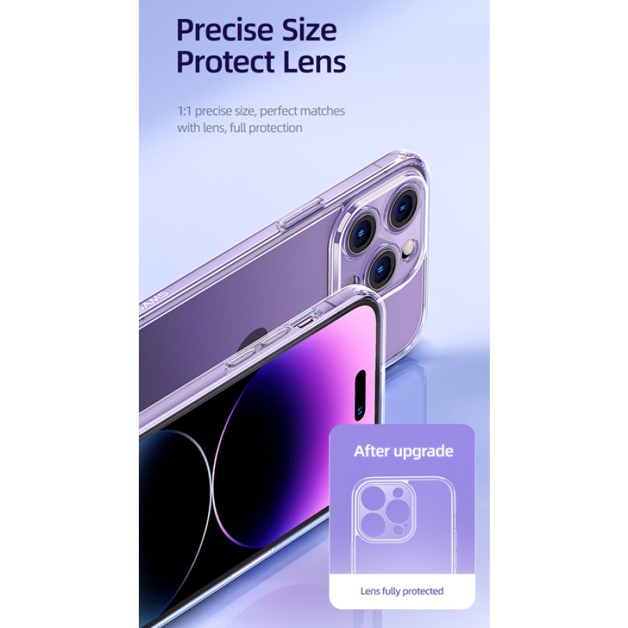 USAMS θήκη Crystal για iPhone 14 Plus, διάφανη - Image 4