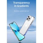 USAMS θήκη Binz για iPhone 14 Pro, μπλε & διάφανη - Image 2