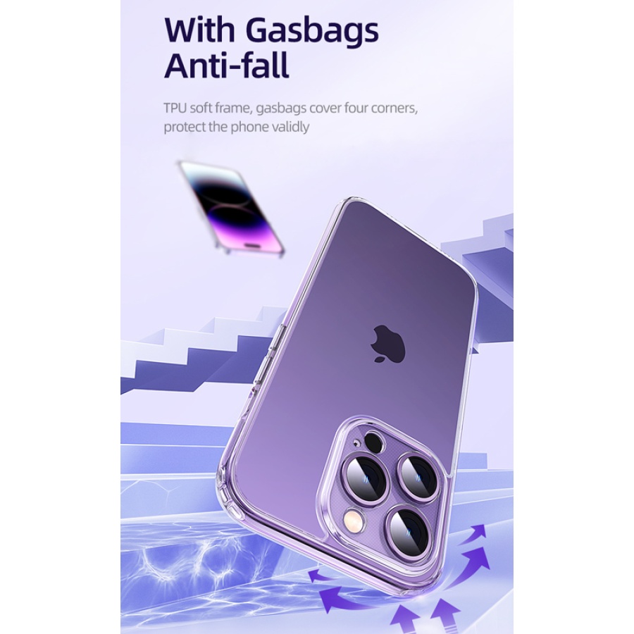 USAMS θήκη Crystal για iPhone 14 Pro Max, διάφανη - Image 3