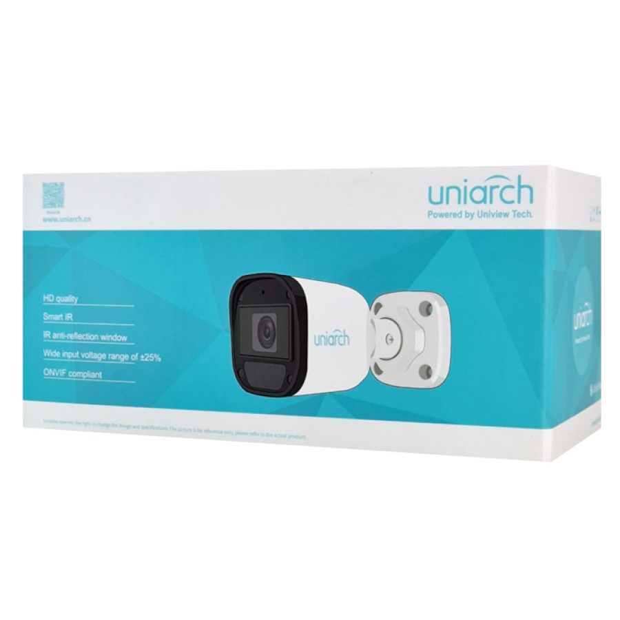 UNIARCH IP κάμερα IPC-B124-APF28K, 2.8mm, 4MP, IP67, PoE, SD, IR 30m - Image 4