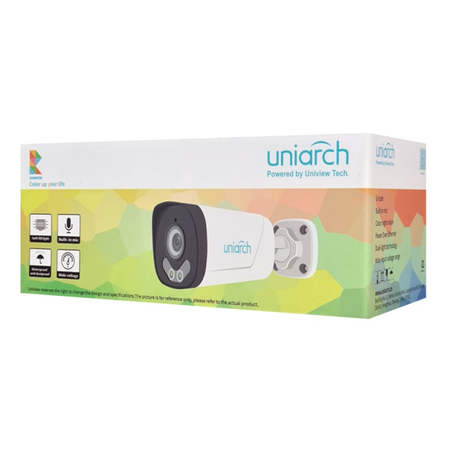 UNIARCH IP κάμερα IPC-B233-APF40W, 4mm, 3MP, IP67, PoE, LED, IR 50m - Image 4