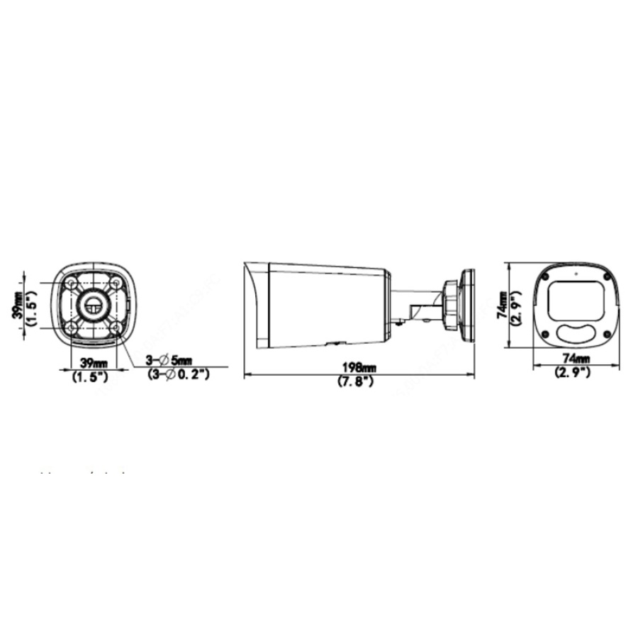 UNIARCH IP κάμερα IPC-B315-APKZ, 2.8-12mm, 5MP, IP67, PoE, SD, IR 50m - Image 3