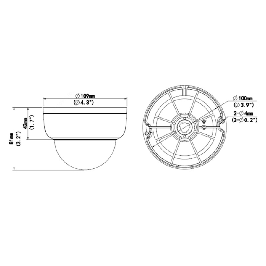 UNIARCH IP κάμερα IPC-D122-PF28, 2.8mm, 2MP, IP67/IK10, PoE, IR έως 30m - Image 3