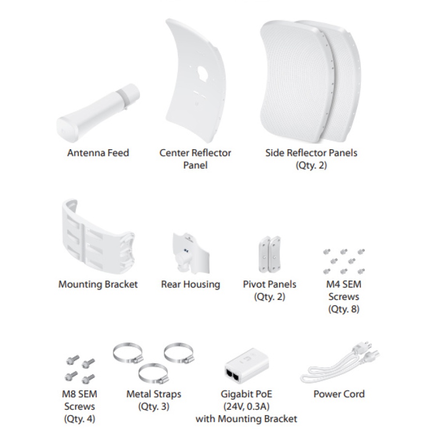 UBIQUITI LiteBeam AC LR LBE-5AC-LR, 5GHz airMAX AC Long-Range CPE, 26dBi - Image 3