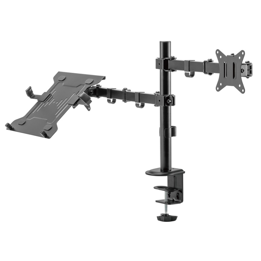 BRATECK βάση γραφείου LDT66-C024ML για οθόνη 17"-32" & laptop, έως 9kg - Image 5