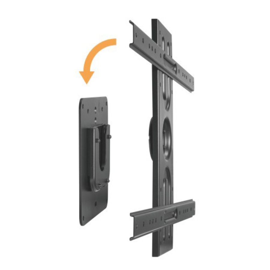 BRATECK επιτοίχια βάση LP69-46F για τηλεόραση 37-80" έως 50kg - Image 4