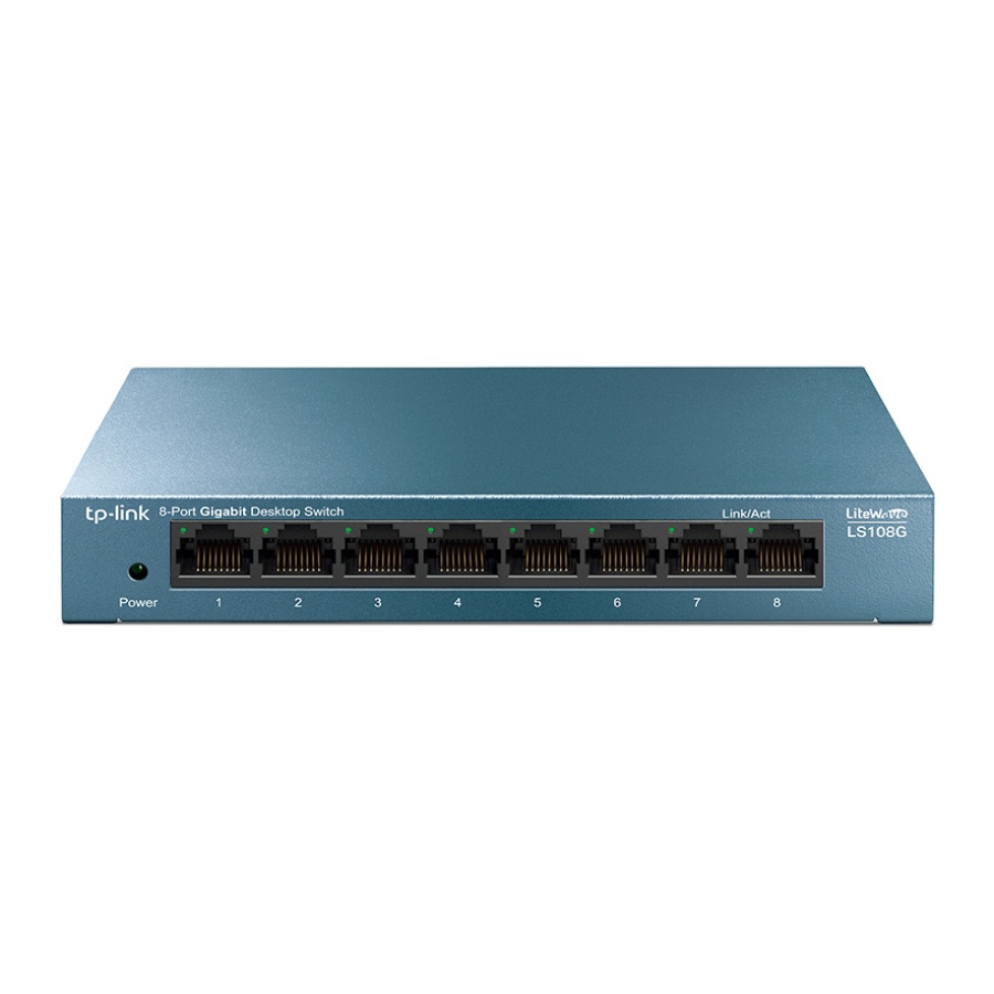 TP-LINK Desktop Switch LS108G, 8-port 10/100/1000Mbps, Ver. 1.0 - Image 3