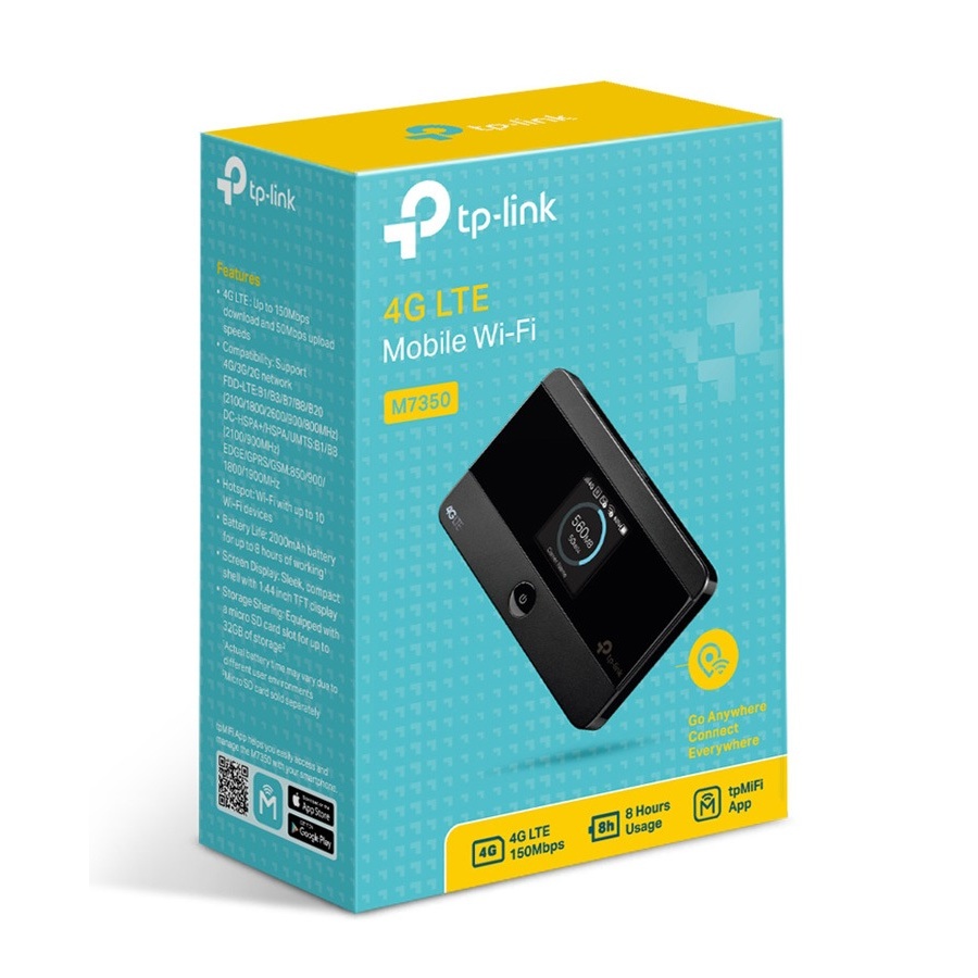 TP-LINK Advanced Mobile WiFi 4G Modem M7350, 2000mAh, Ver. 5.0 - Image 5