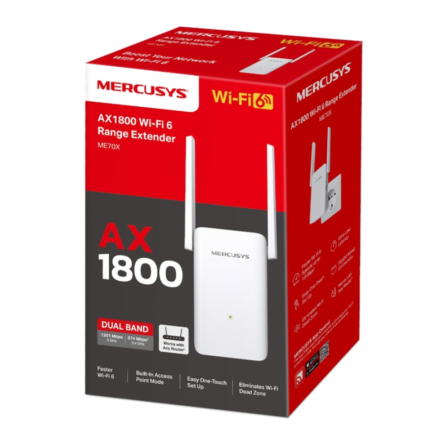 MERCUSYS range extender ME70X, Wi-Fi 6, 1800Mbps AX1800, Ver. 1.0 - Image 8