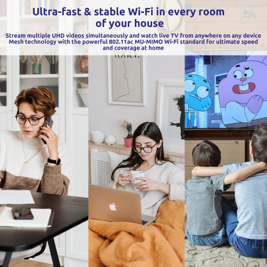 STRONG WiFi Mesh Home Kit ATRIA 1200 V2, 1200Mbps Dual Band, 2τμχ - Image 5