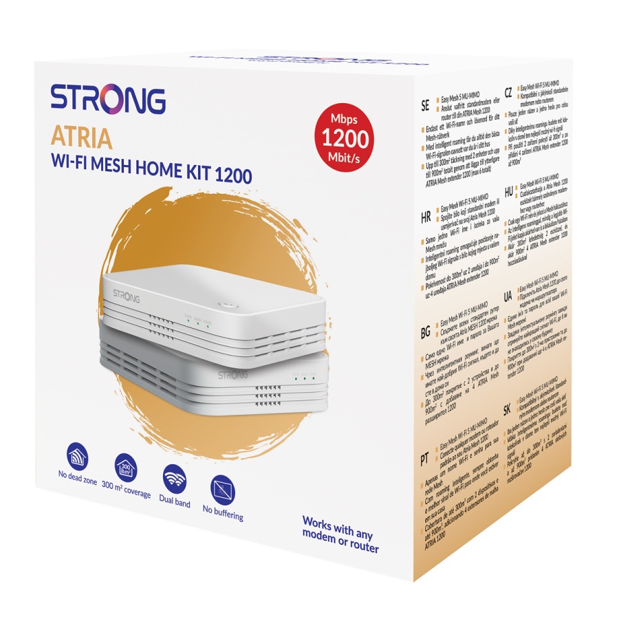 STRONG WiFi Mesh Home Kit ATRIA 1200 V2, 1200Mbps Dual Band, 2τμχ - Image 10