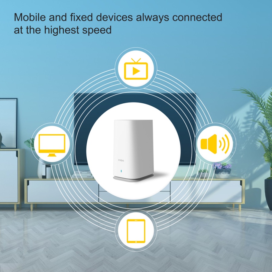 STRONG WiFi Mesh Home Kit ATRIA 2100, 2100Mbps Dual Band, 2τμχ - Image 3