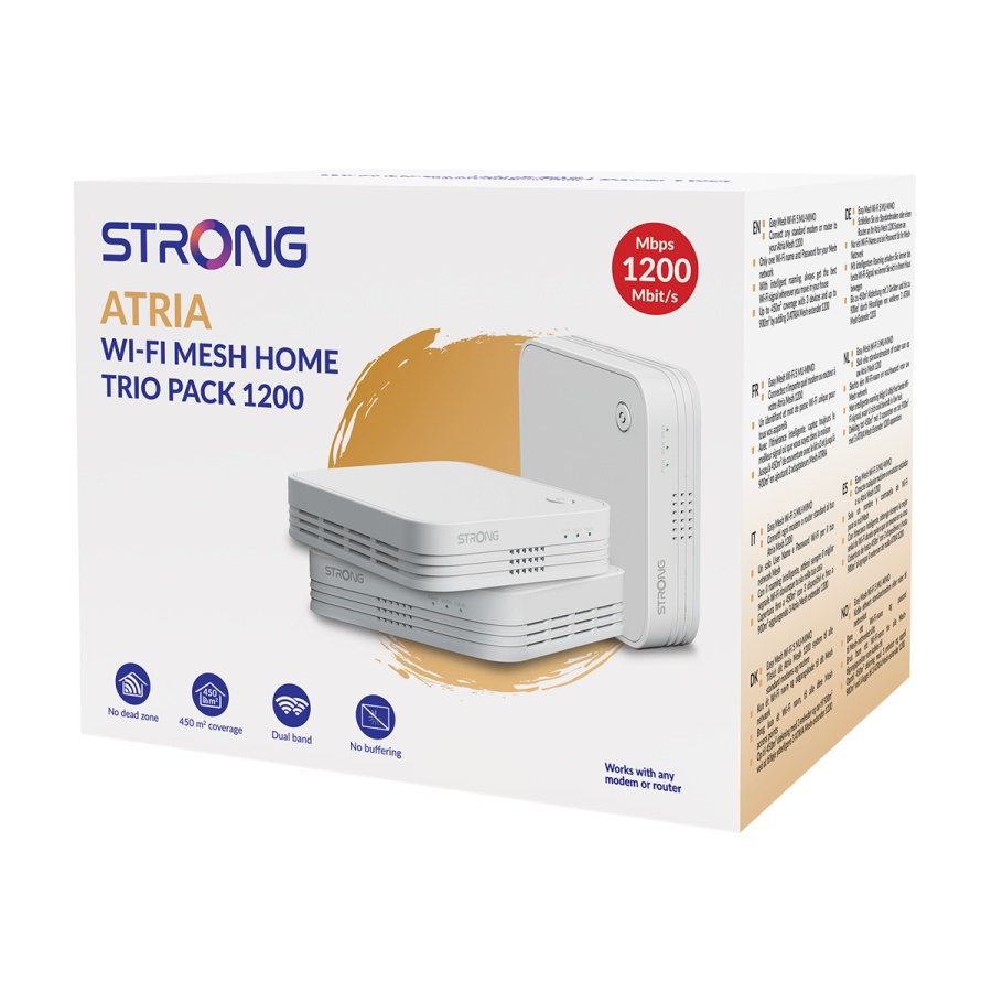 STRONG WiFi Mesh Home Kit ATRIA 1200 V2, 1200Mbps Dual Band, 3τμχ - Image 10