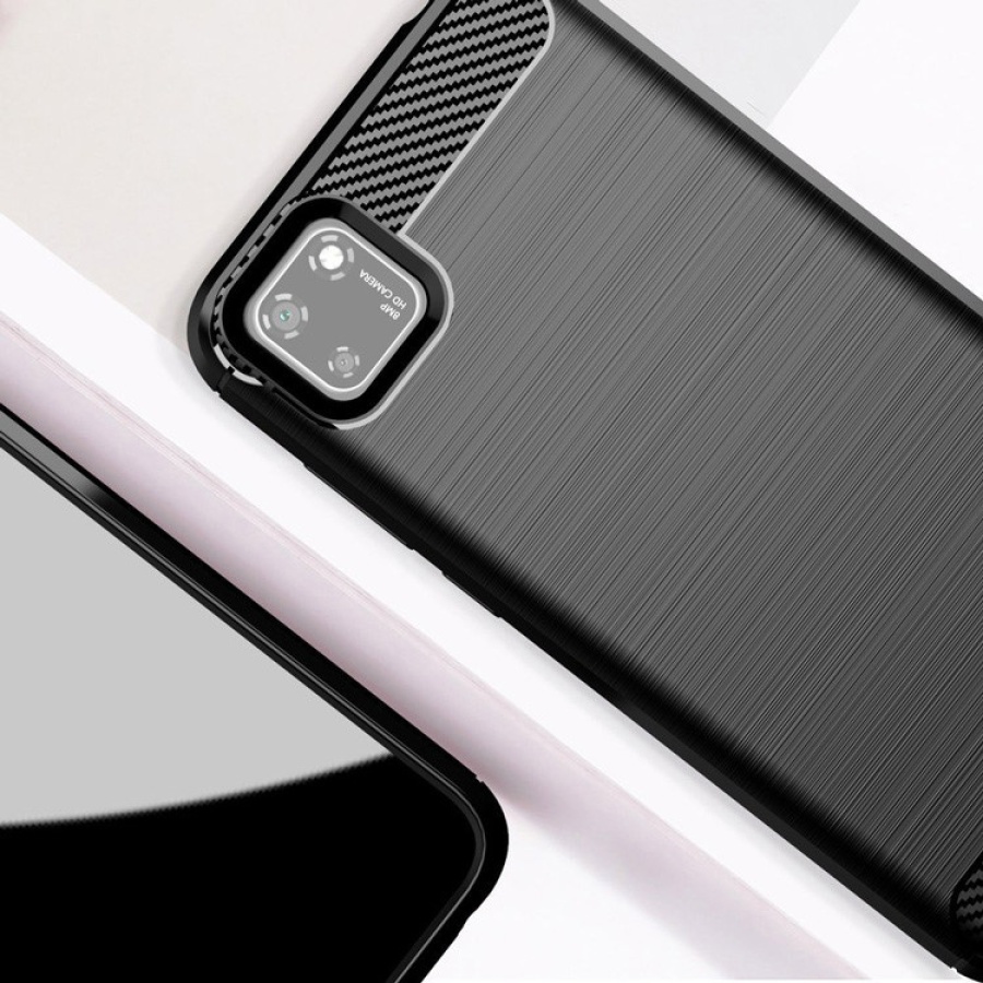 POWERTECH Θήκη Carbon Flex MOB-1523, Huawei Y5p, μαύρη - Image 3