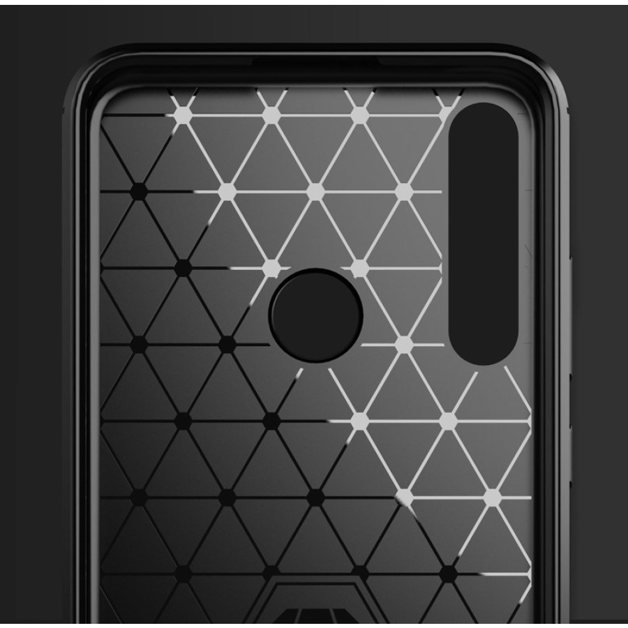 POWERTECH Θήκη Carbon Flex MOB-1524, Huawei Y6p, μαύρη - Image 4