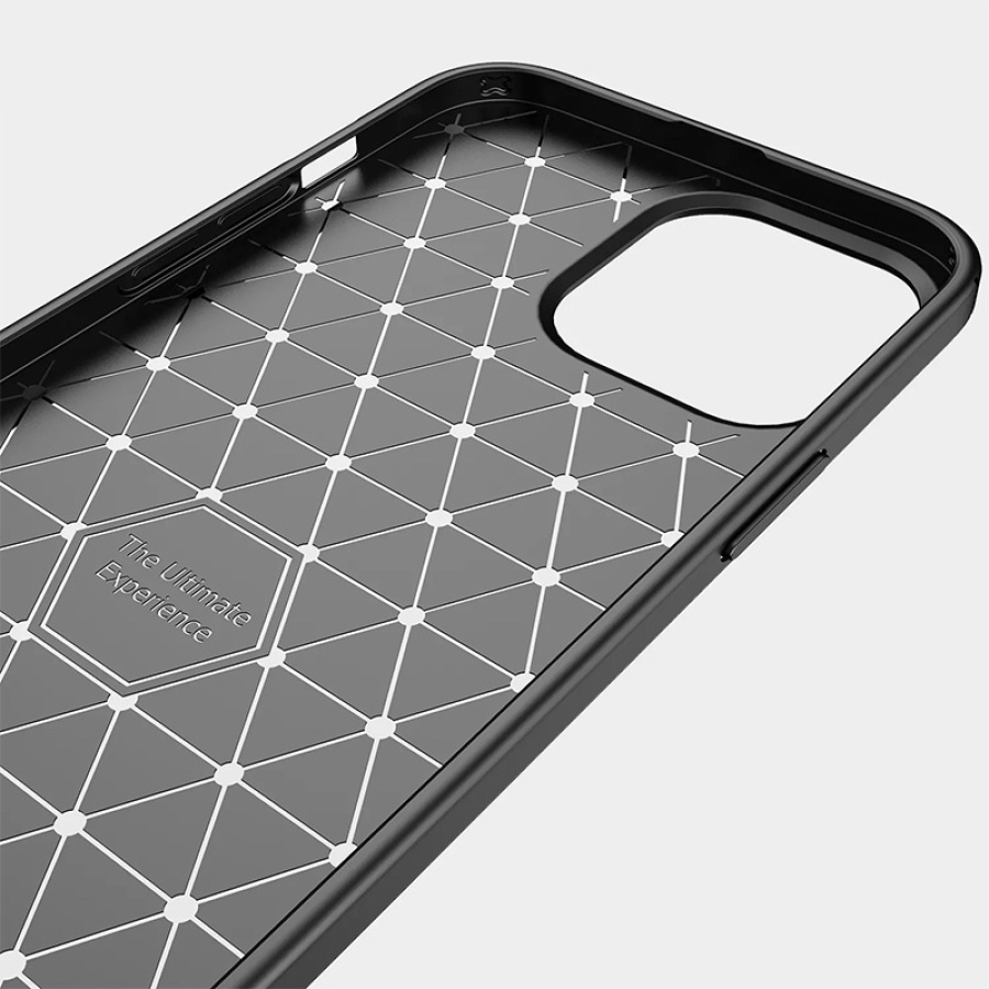 POWERTECH θήκη Carbon MOB-1741 για Samsung A73 5G, μαύρη - Image 3