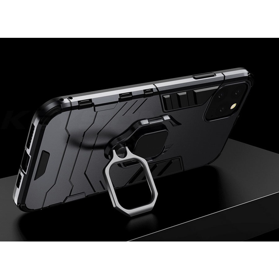 POWERTECH Θήκη Ring Armor MOB-1747 για iPhone 14 Plus, μαύρη - Image 4