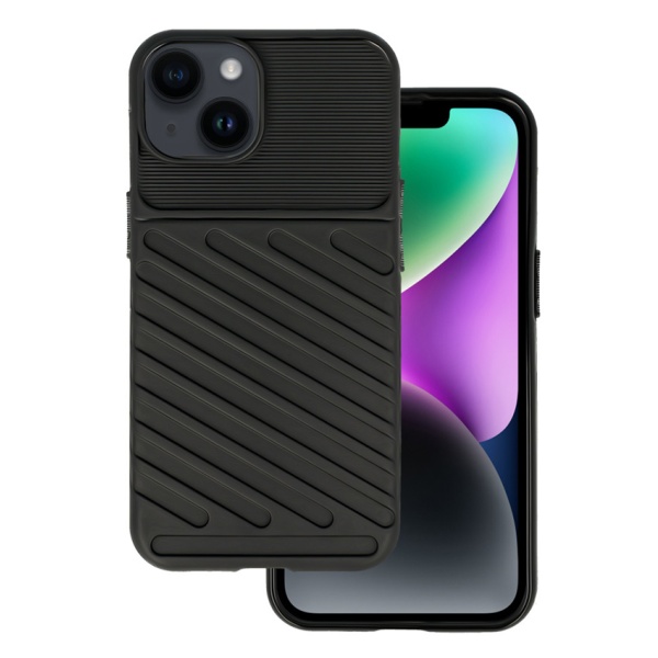 POWERTECH Θήκη Thunder MOB-1832 για iPhone 14 Plus, μαύρη