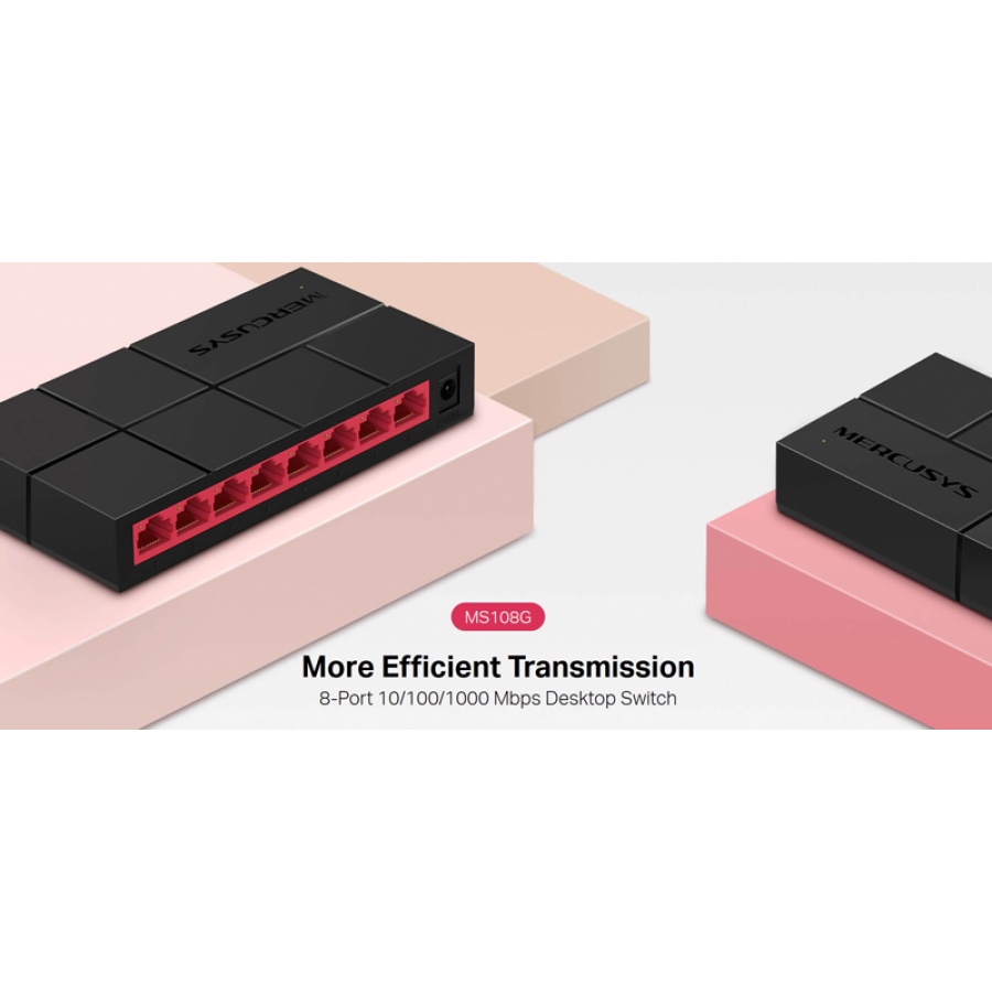 MERCUSYS Desktop Switch MS108G, 8x 10/100/1000 Mbps, Ver. 1 - Image 5