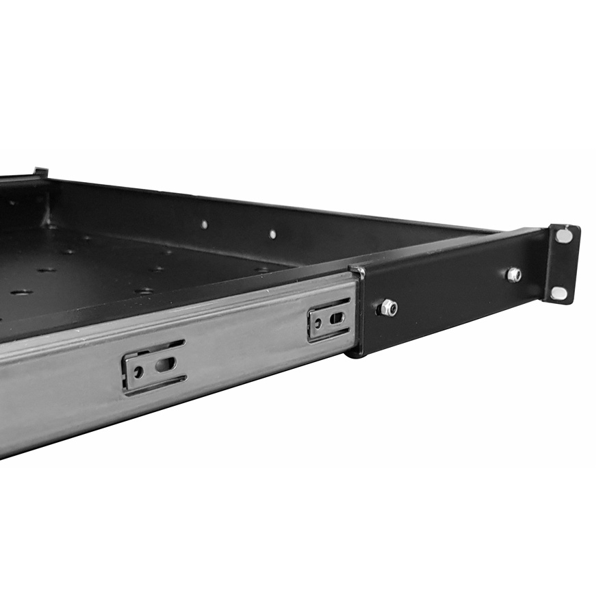 POWERTECH πτυσσόμενο ράφι 19" NETW-0004, για rack βάθους 800mm, μαύρο - Image 2