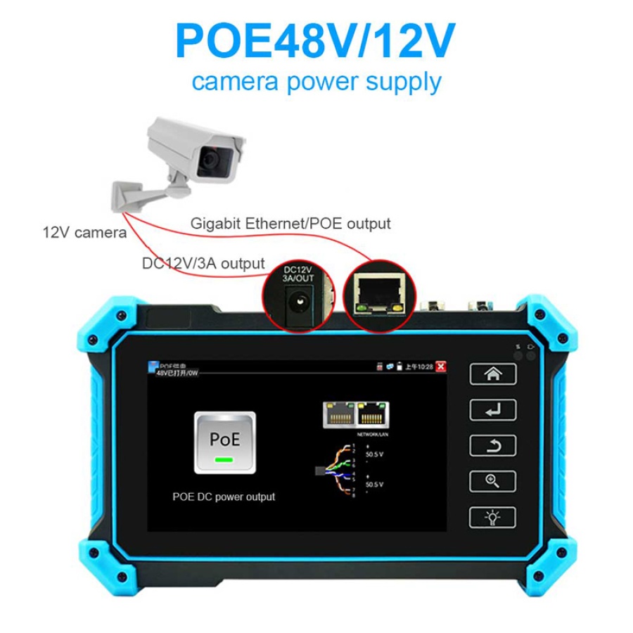 NOYAFA CCTV & IP tester NF-IPC715, 8MP CVI/TVI/AHD - Image 2