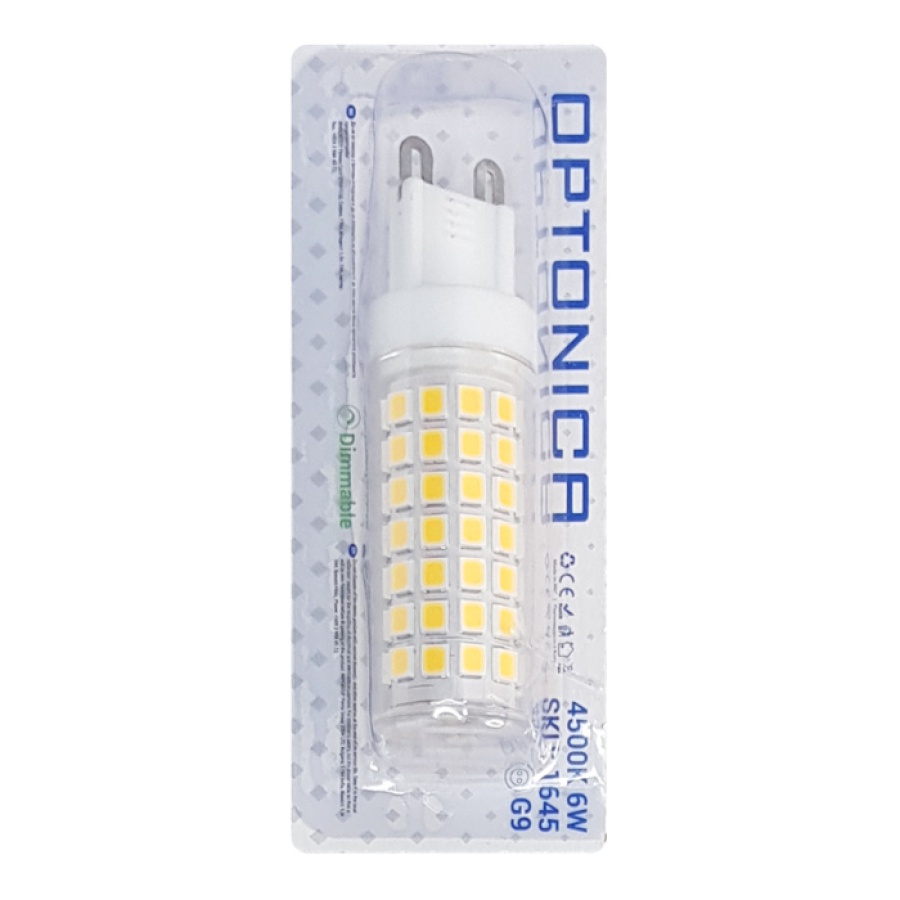 OPTONICA LED λάμπα 1645, 6W, 4500K, G9, 550lm, dimmable - Image 2