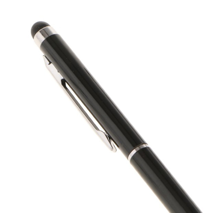Στυλό αφής & ballpoint με μαύρο μελάνι PR40, μαύρο - Image 4