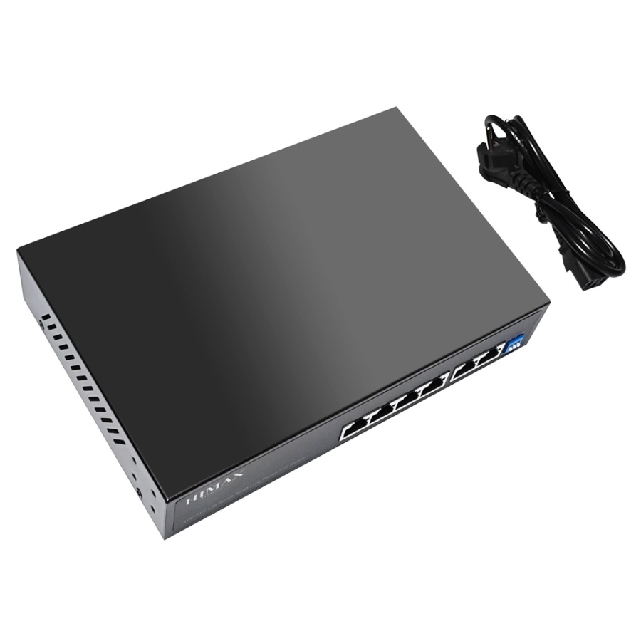 HIMAX PoE switch PS1402E-L, 4x Ethernet PoE & 2x Ethernet θύρες, έως 100Mbps - Image 3