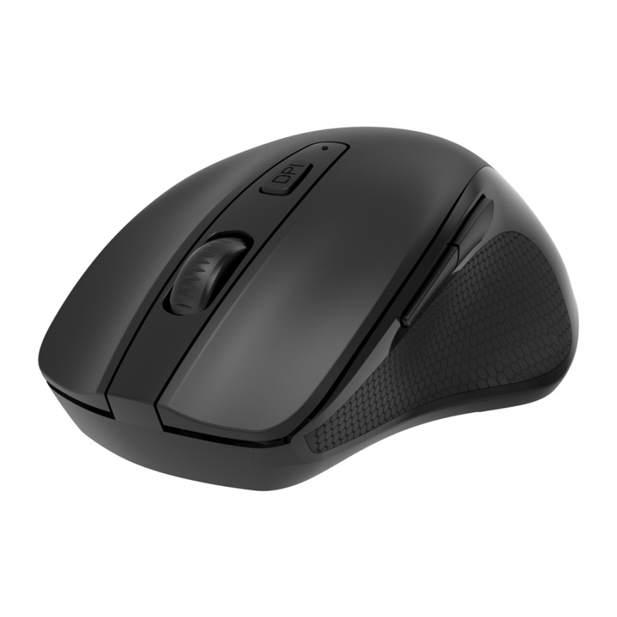 POWERTECH ασύρματο ποντίκι PT-1250, 2.4GHz & Bluetooth, 1600DPI, μαύρο - Image 2