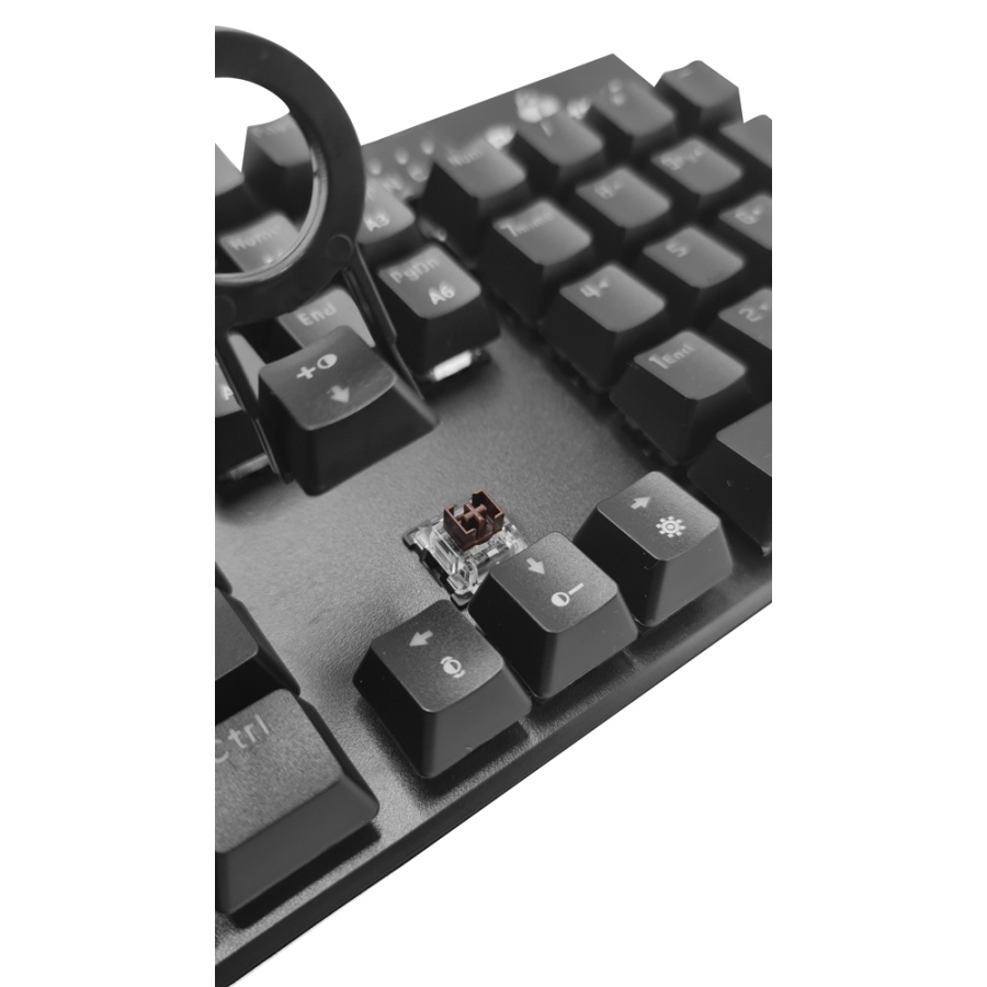 POWERTECH gaming μηχανικό πληκτρολόγιο PT-1254, ενσύρματο, RGB, μαύρο - Image 6