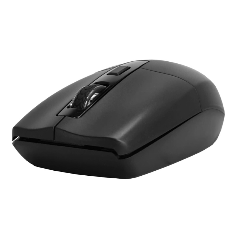 POWERTECH ασύρματο ποντίκι PT-1294, USB δέκτης, έως 1600DPI, μαύρο - Image 2
