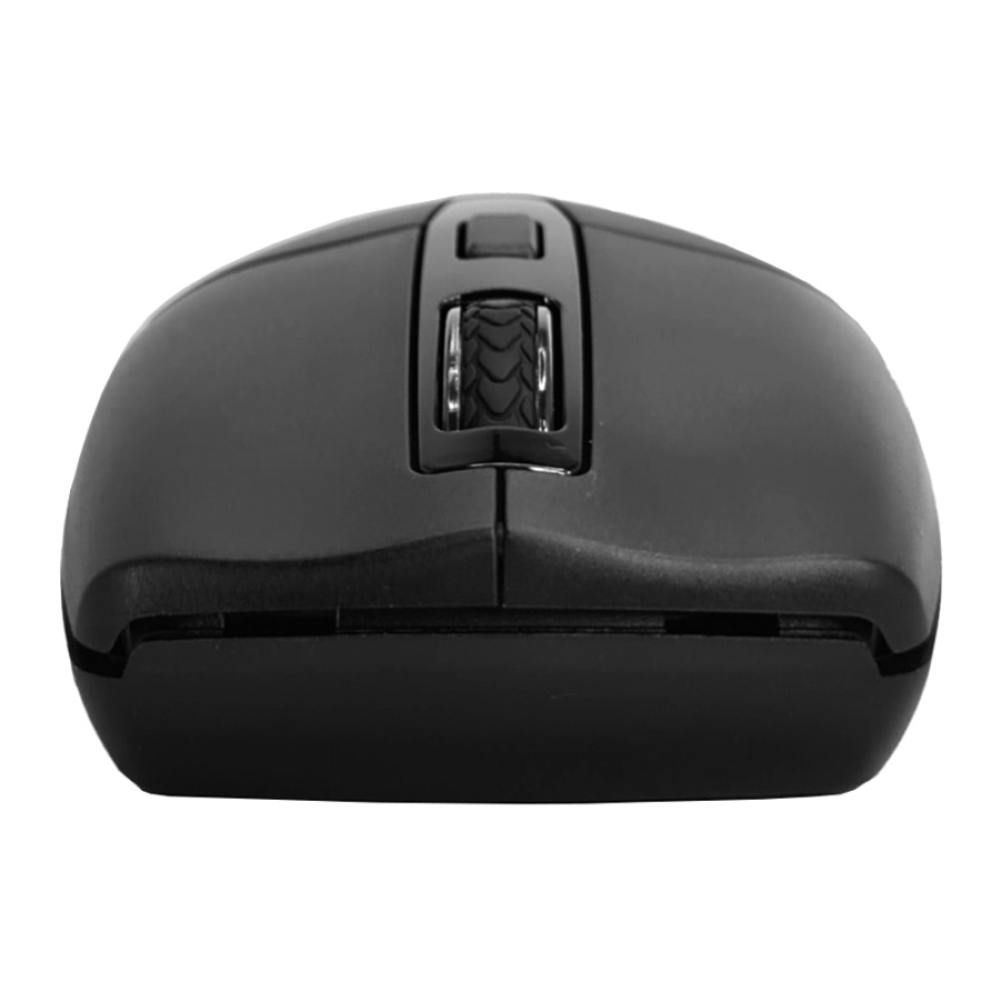 POWERTECH ασύρματο ποντίκι PT-1294, USB δέκτης, έως 1600DPI, μαύρο - Image 4