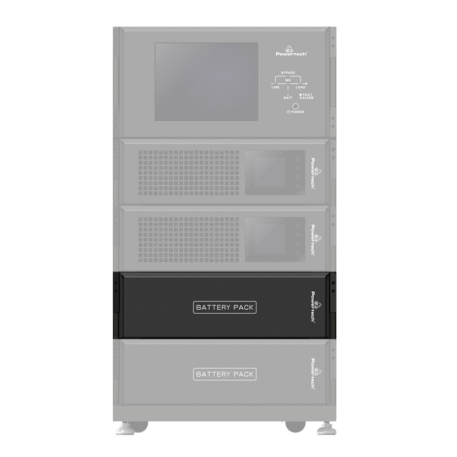 POWERTECH battery pack PT-BP192V, 16 έως 20 μπαταρίες, 7Ah/9Ah/10Ah - Image 2