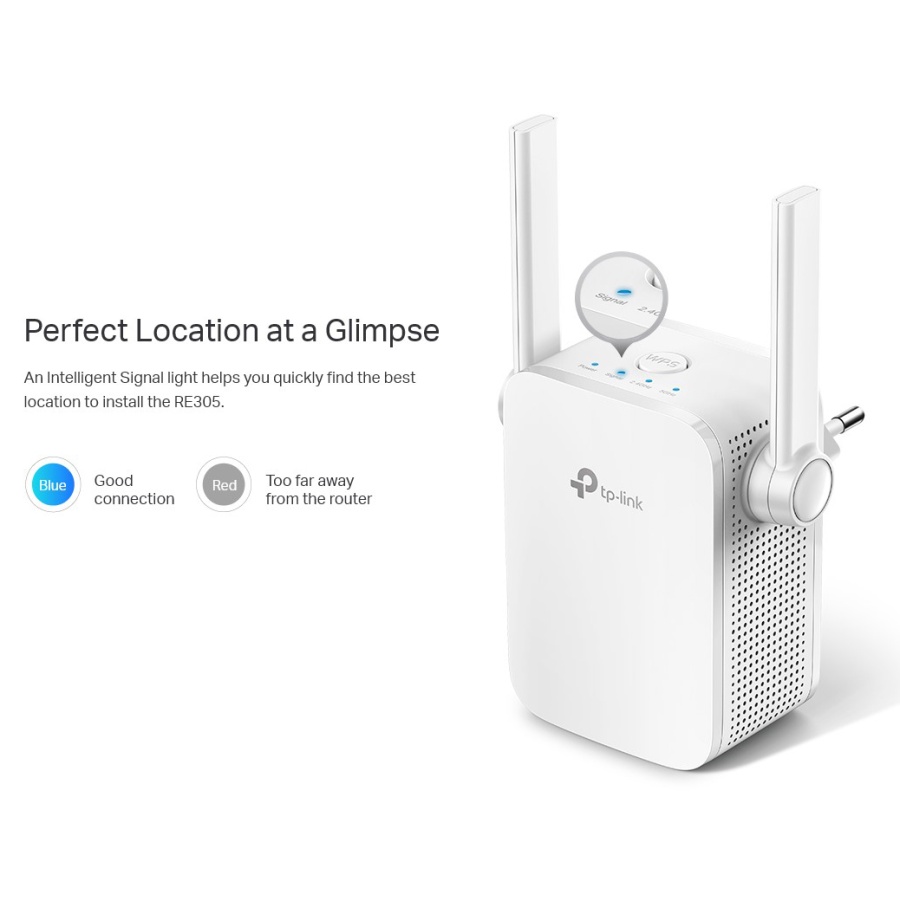 TP-LINK AC1200 Wi-Fi Range Extender RE305, dual band, Ver. 3.0 - Image 2